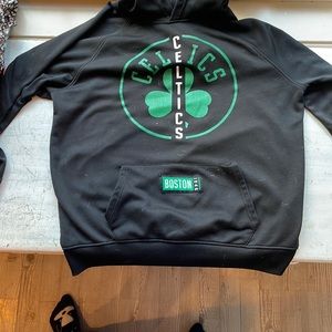 Black Celtics hoodie, size large
